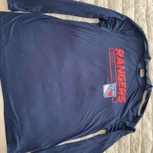 COPY - New York Rangers Long Sleeve Shirt. Pro Fa…
